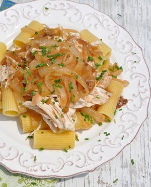 Sweet Onion Chicken and Pasta