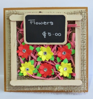 Flowers for Sale Greeting Card