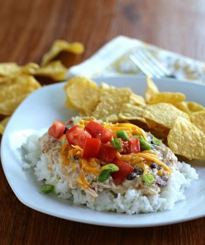 Slow Cooker Fiesta Chicken Bake