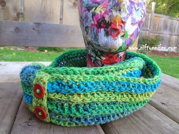 Lime Twist Infinity Scarf