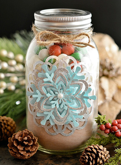 Hot Cocoa Mason Jar Gift