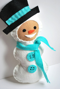 Adorable Hand-Stitched Snow Buddy