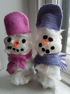 No-Melt Snowmen