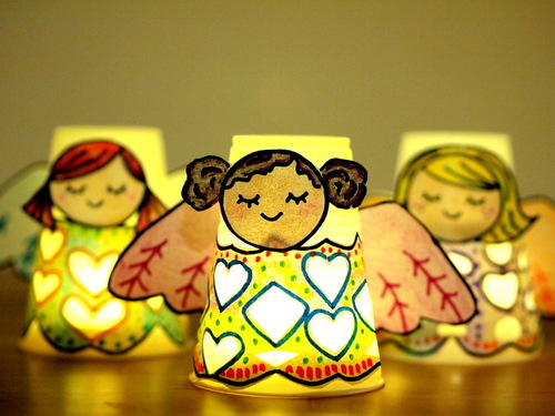 Precious Paper Cup Angels