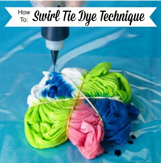 Swirl Tie Dye Technique