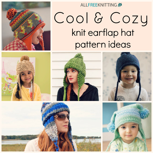 Cool & Cozy 24 Knit Earflap Hat Pattern Ideas