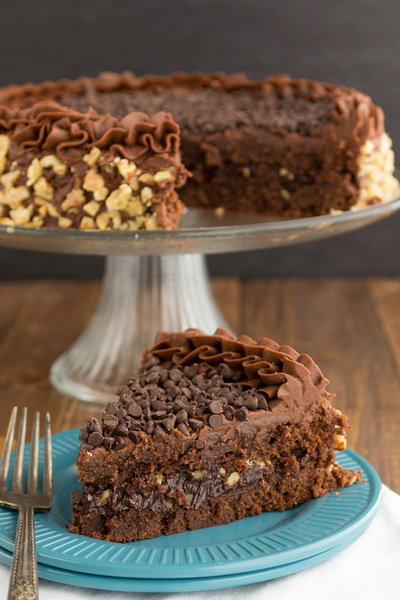 Death By Chocolate Brownie Cake