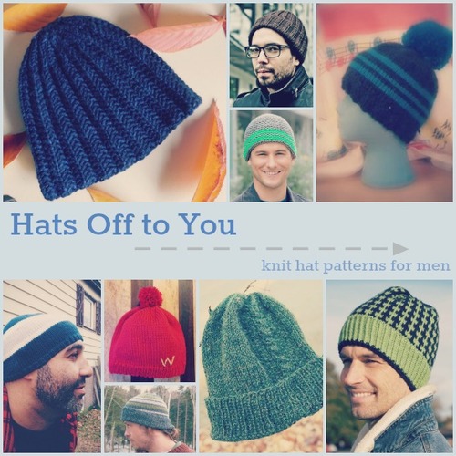 Hats Off to You: 20 Knit Hat Patterns for Men | AllFreeKnitting.com