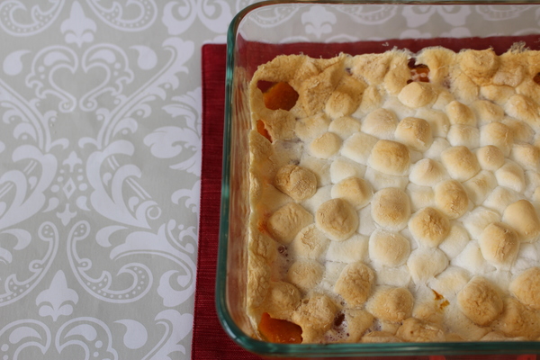 Marvelous Marshmallow Sweet Potato Casserole