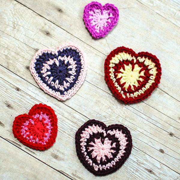 Valentines Spike Stitch Heart