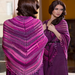 Unforgettable Top Down Shawl