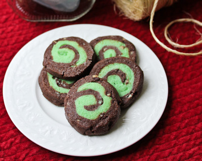 Andes Pinwheel Cookies