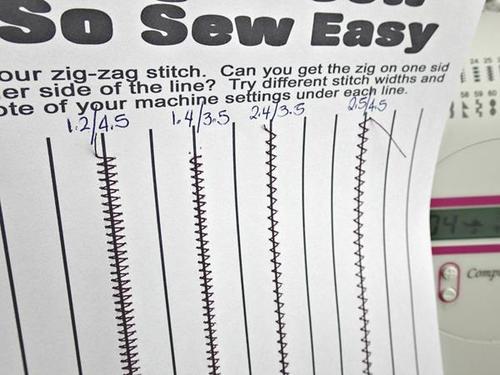 Zig Zag Stitch Settings : Zigzag Stitch – PWJC