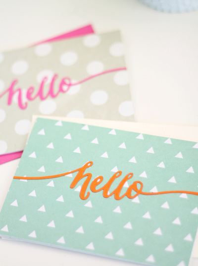 Bright Hello Greeting Cards