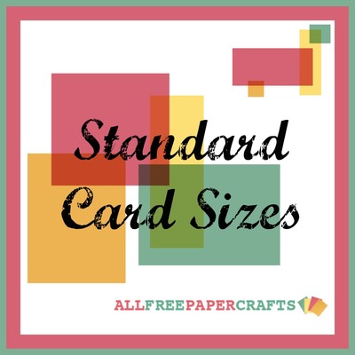 Standard Card Sizes