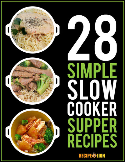 28 Simple Slow Cooker Suppers Free eCookbook