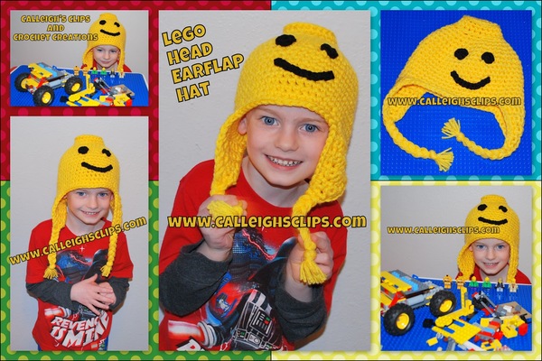 Lego Head Earflap Hat