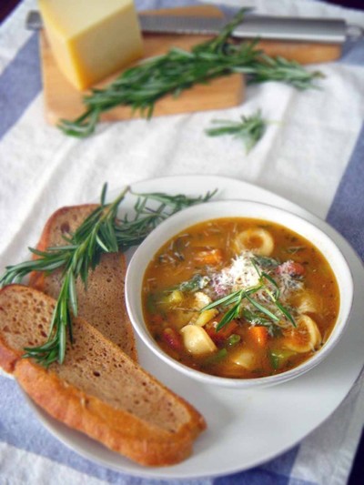 Rosemary Minestrone Soup