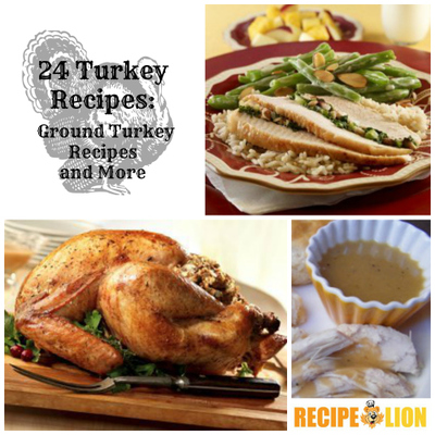24 Turkey Recipes: Ground Turkey Recipes and More
