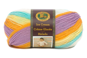 lion brand ice cream yarn