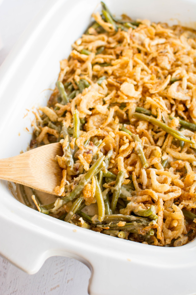 Bacon Green Bean Casserole | AllFreeSlowCookerRecipes.com