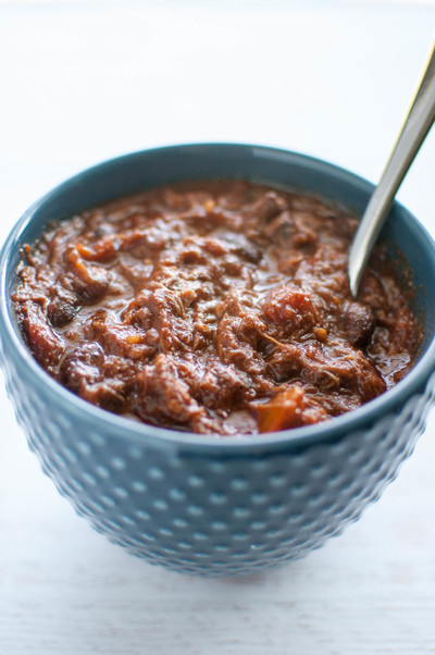 Slow Cooker Beef Short Rib Chili