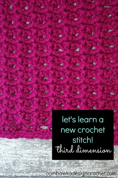 Third Dimension Crochet Stitch