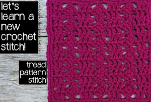 Unique Crochet Tread Stitch | AllFreeCrochet.com