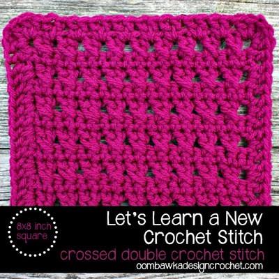 How to Cross Double Crochet Stitches