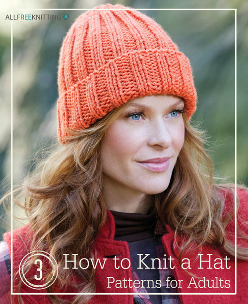 How To Knit A Hat 3 Patterns For Adults Allfreeknitting Com How To Knit A Hat 3 Patterns For Adults Allfreeknitting Com