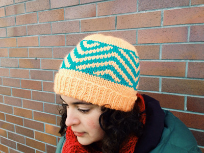 Zig Zag Chevron Hat