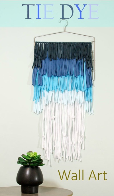 Ombre Tie Dye Shirt Wall Art