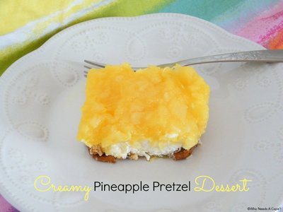 Pineapple Pretzel Dessert