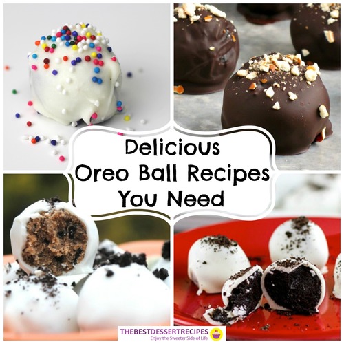 Delicious Oreo Desserts: 8 Oreo Balls Recipes | TheBestDessertRecipes.com