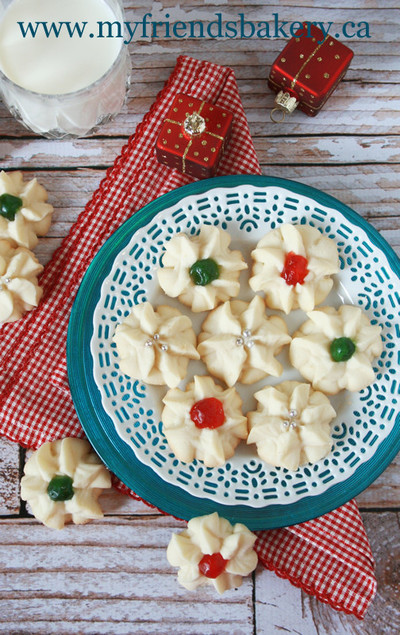 Melt-In-Your-Mouth Whipped Shortbread Cookies