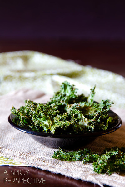 Zesty Baked Kale Chips