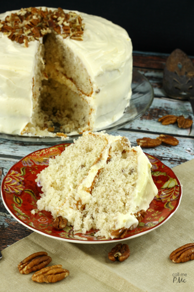 Italian Cream Cake with Buttercream Frosting