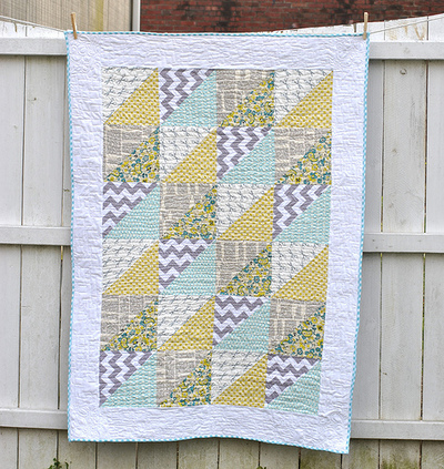 Quick Triangles Baby Quilt