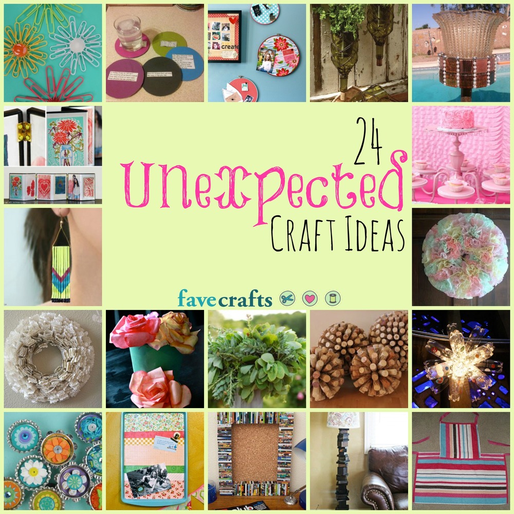 24 Unexpected Craft Ideas | FaveCrafts.com