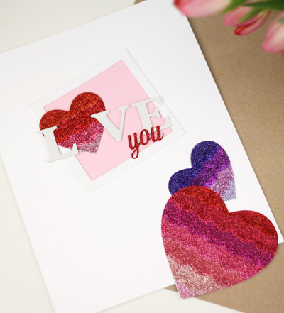 Ombre Hearts Giant Valentine