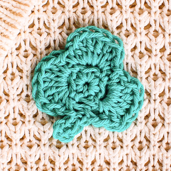 Cute Crocheted Three Leaf Clover