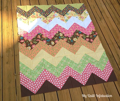 Easy Peasy Chevron Quilt Pattern