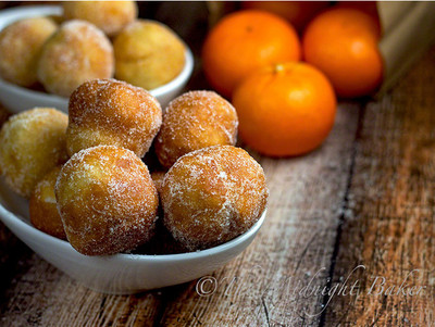 County Fair Fried Orange Dough Balls