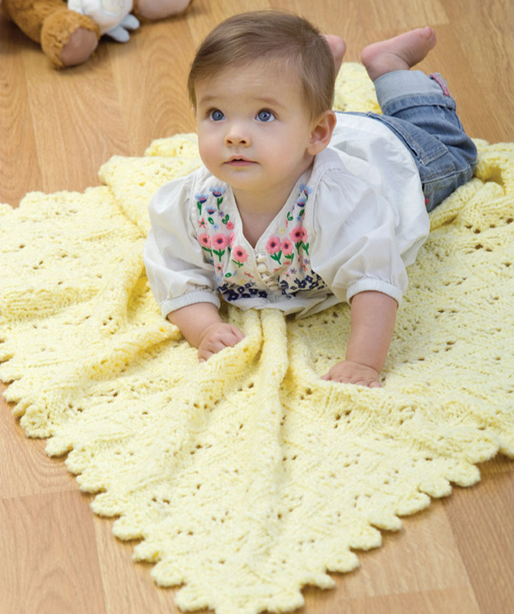 Knitting for Baby: 6 Knit Baby Blankets | AllFreeKnitting.com