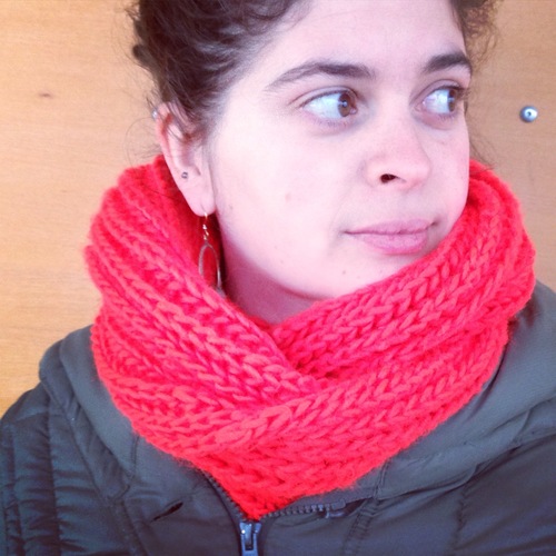 Big Fluffy Brioche Cowl