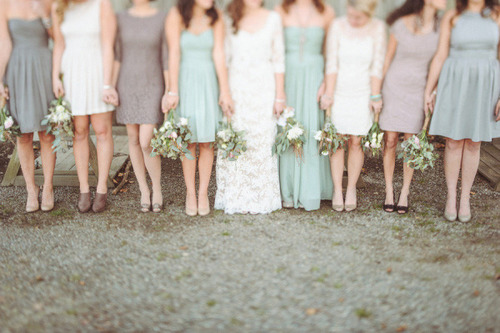 Sophisticated Sage Vintage Wedding