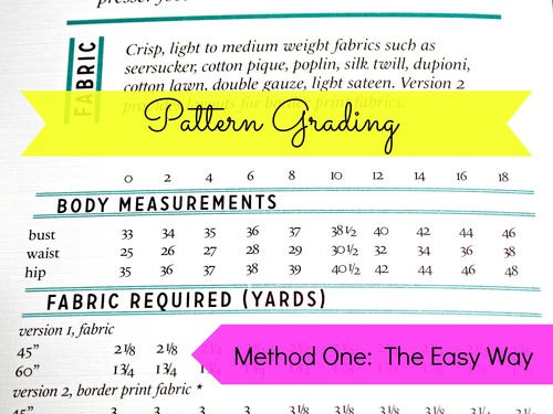 Easy Pattern Grading | AllFreeSewing.com