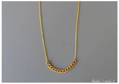 Simple Golden Chain Necklace