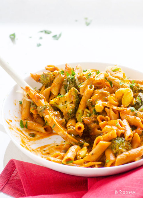 One-Pan Penne with Broccoli