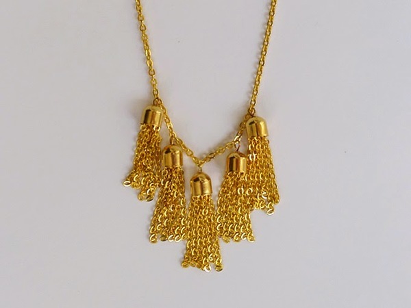 Chained Tassel Necklace